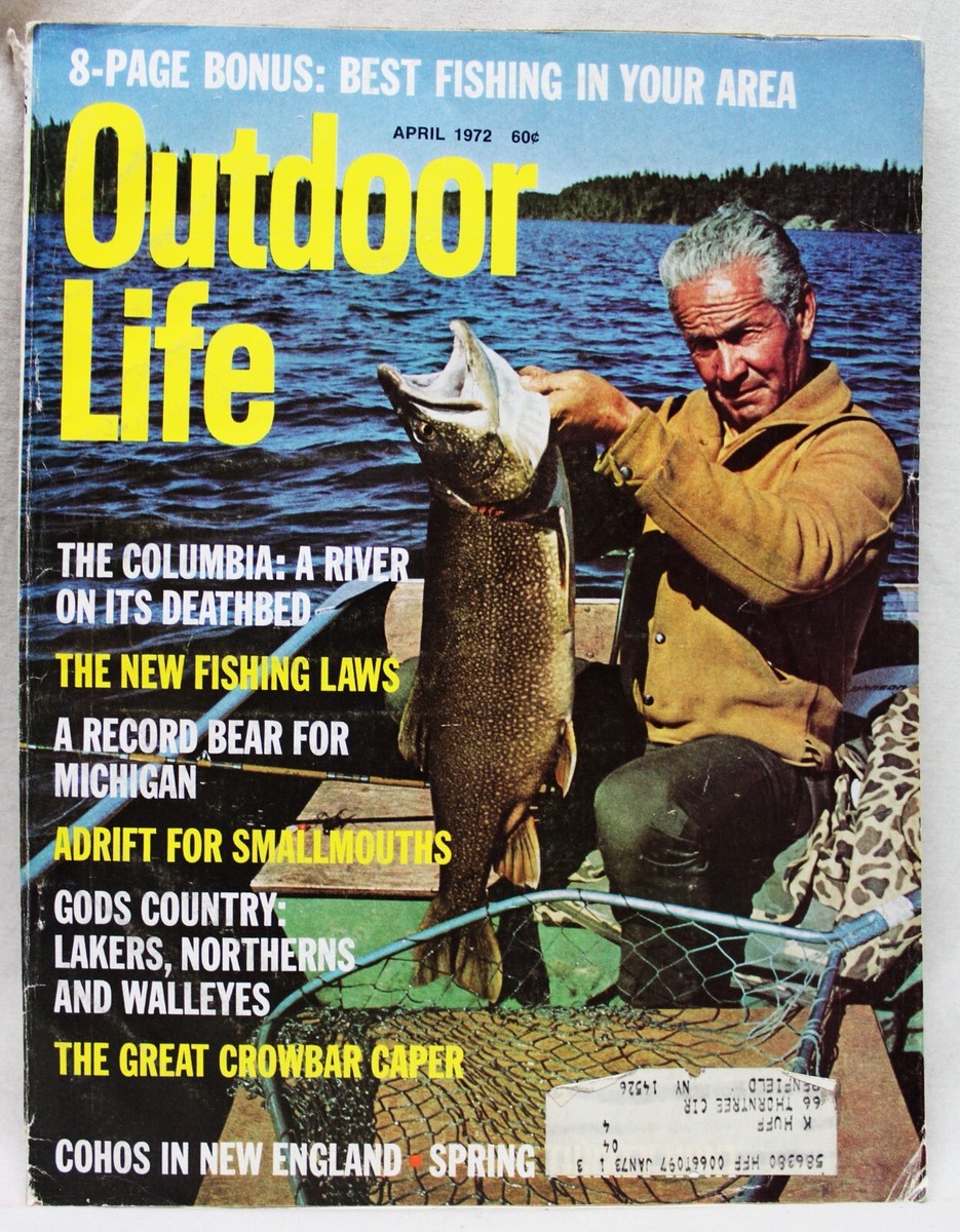 遊 OBJET MAGAZINE No.4 1972 OUTDOOR LIFE MAGAZINE APRIL 1972 VINTAGE HUNTING & FISHING