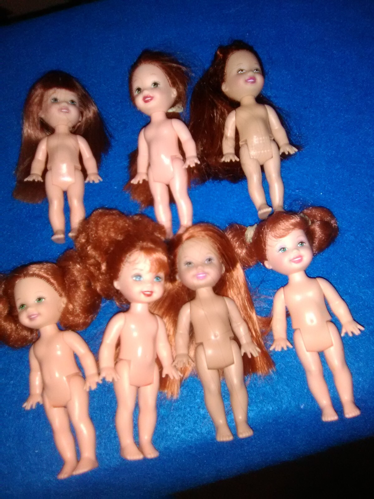 Kelly Doll lot (nude)red hair