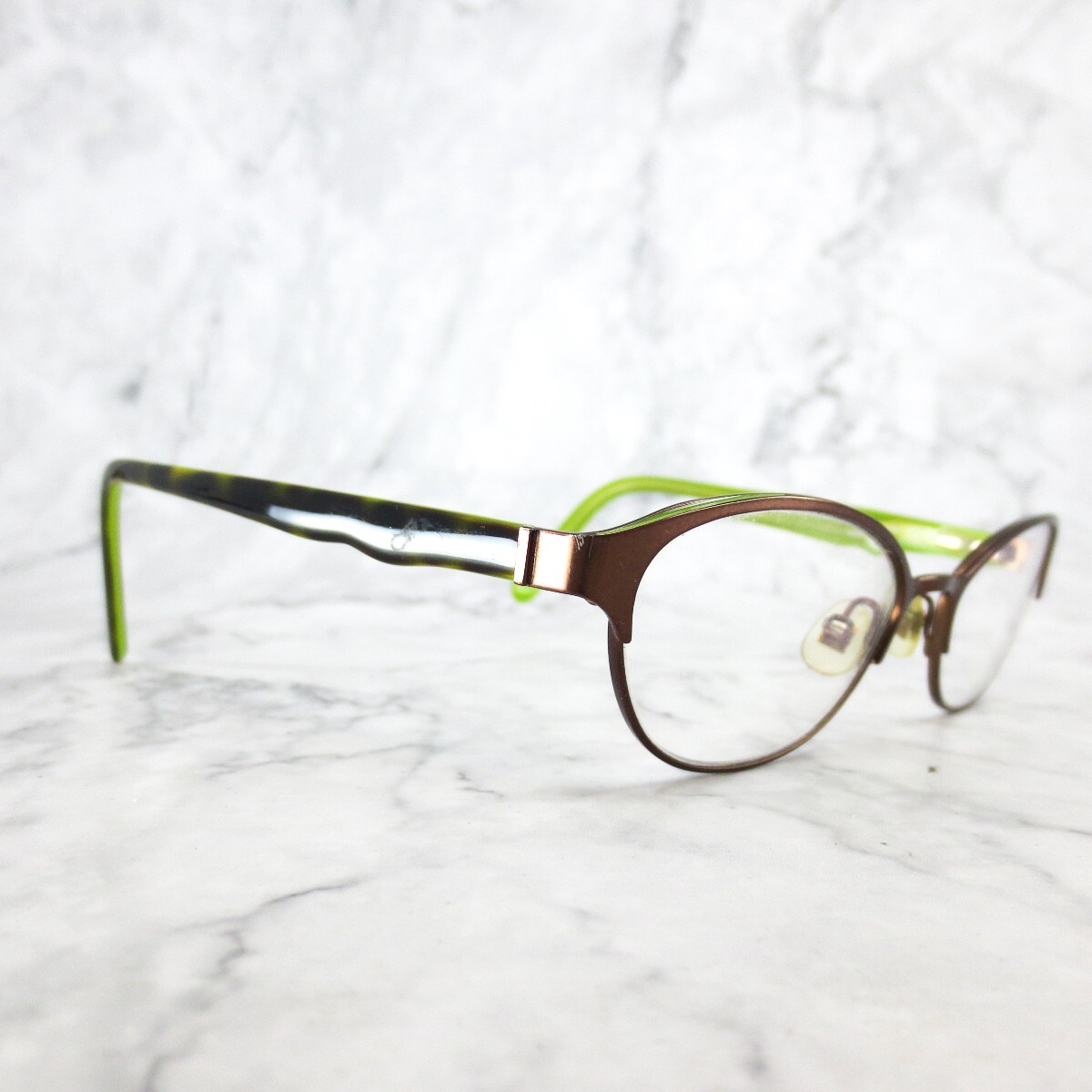 Kate Spade Caris 0JBJ Eyeglasses Brown Green Full Rim Oval  display picture 2