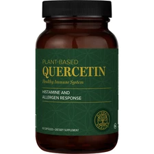 Global Healing Quercetin 500mg Total, 250mg Each Serving  - 60 Capsules, 2-Pack