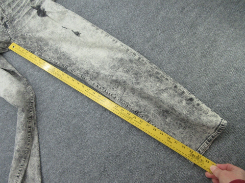 Pantalones de mezclilla True Religion para hombre 38 grises relajados ajustados lavado ácido desgastados (Act 39x34) - Imagen 10 de 18