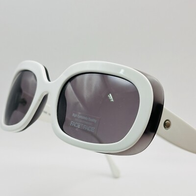 Face a Face Sonnenbrille Damen oval weiß schwarz Mod. DIVAS 1 NEU