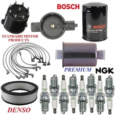 Tune Up Kit Filters Cap Wire Plug For CHEVY C1500 SUBURBAN V8 5.7L;TBI;2WD 94-95