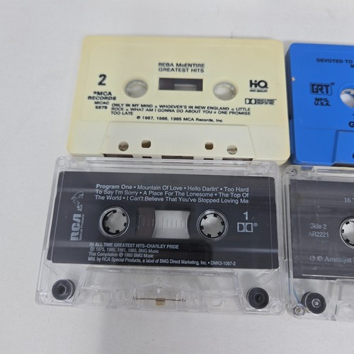 Country Music Cassette Lot 80 Willie Patsy Gill Pride Reba Dolly Kitty Rimes - Picture 2 of 19