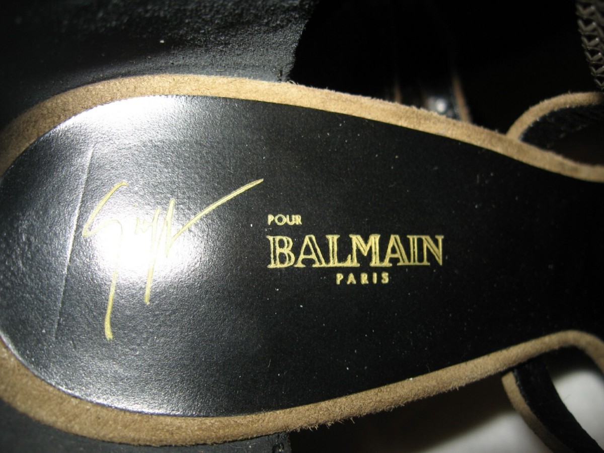 ジュゼッペザノッティ バルマン スワロフスキー パンプス 37 balmain ジュゼッペザノッティ バルマン スワロフスキー パンプス 37