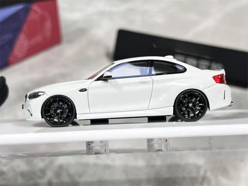 不正模玩 1/64 　BMW M2 コンペティション　ホワイト BZMW 1:64 White M2 Competition Coupe Sports Model Diecast