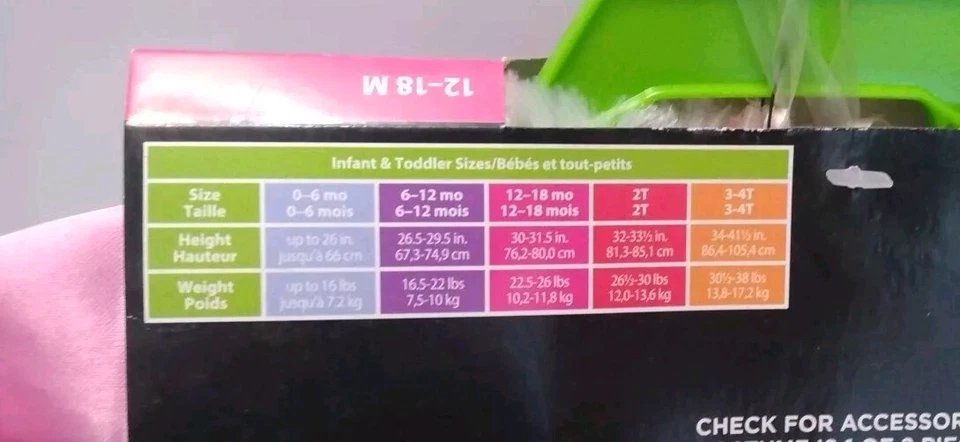 Disfraz Halloween Cordero Rosa Bebé, Talla 12-18 Meses, Juego de 2 Piezas, Foto 4 de 4