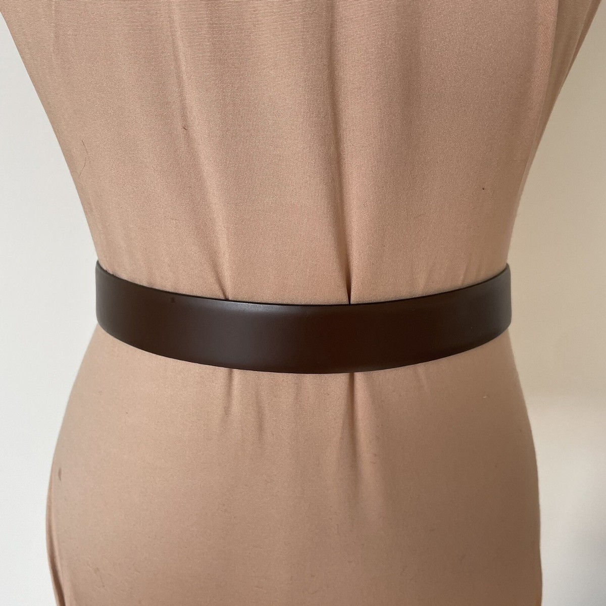 Salvatore Ferragamo Women’s Brown Skinny Leather Waist Gancio Logo Belt Size XS Salvatore Ferragamo Women main image 3