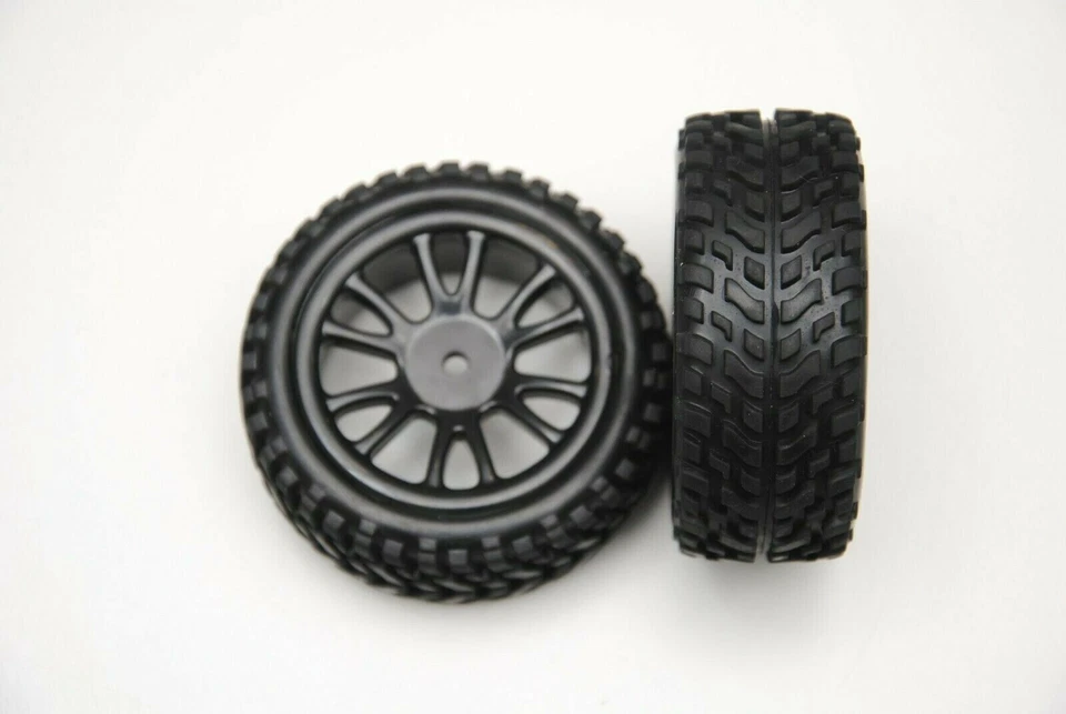 Ruote 1/16 Complete off-road Cerchio Nero Himoto Esagono Interno 12mm 19220BL - Immagine 4 di 4
