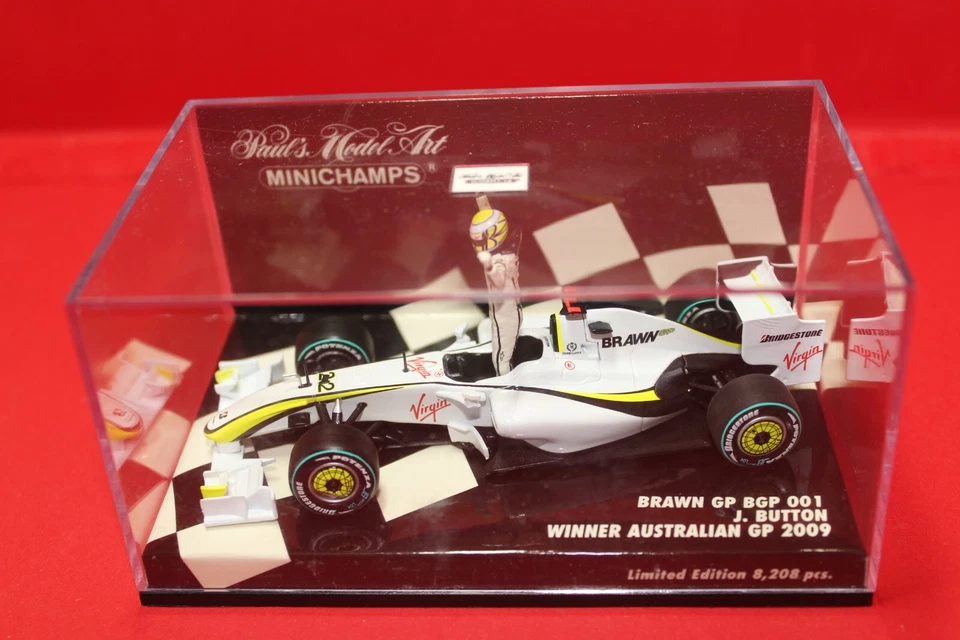 1/43 Brawn GP BGP 001 Mercedes (2009) - #22 J. Button - MINICHAMPS - Immagine 2 di 3
