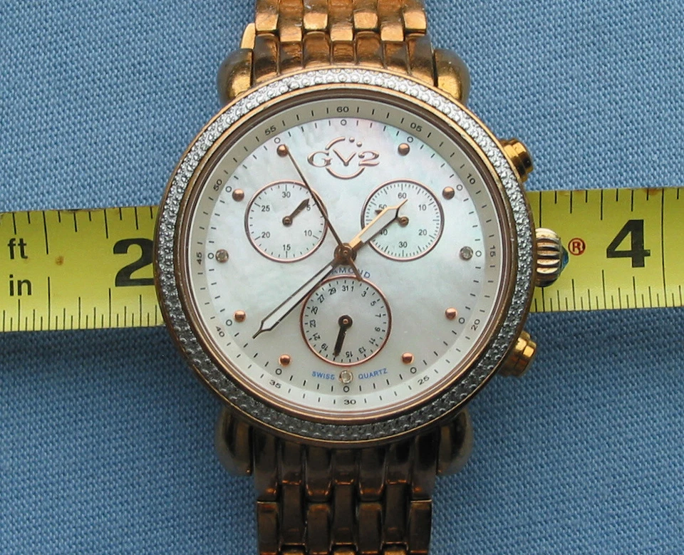 Gevril GV2 Marsala 钻石型号 9808 限量版女士正装手表 — 第 4/4 张图片