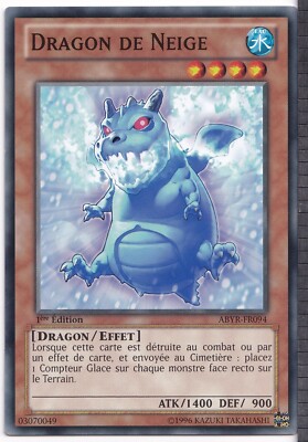 Schneedrache 1. Auflage - ABYR-FR094 - Französische Yu-Gi-Oh Karte