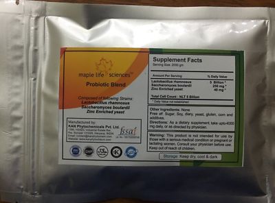 Probiotische Mischung aus lyopilisierten Saccharomyces Boulardii Pure & High Quality 2