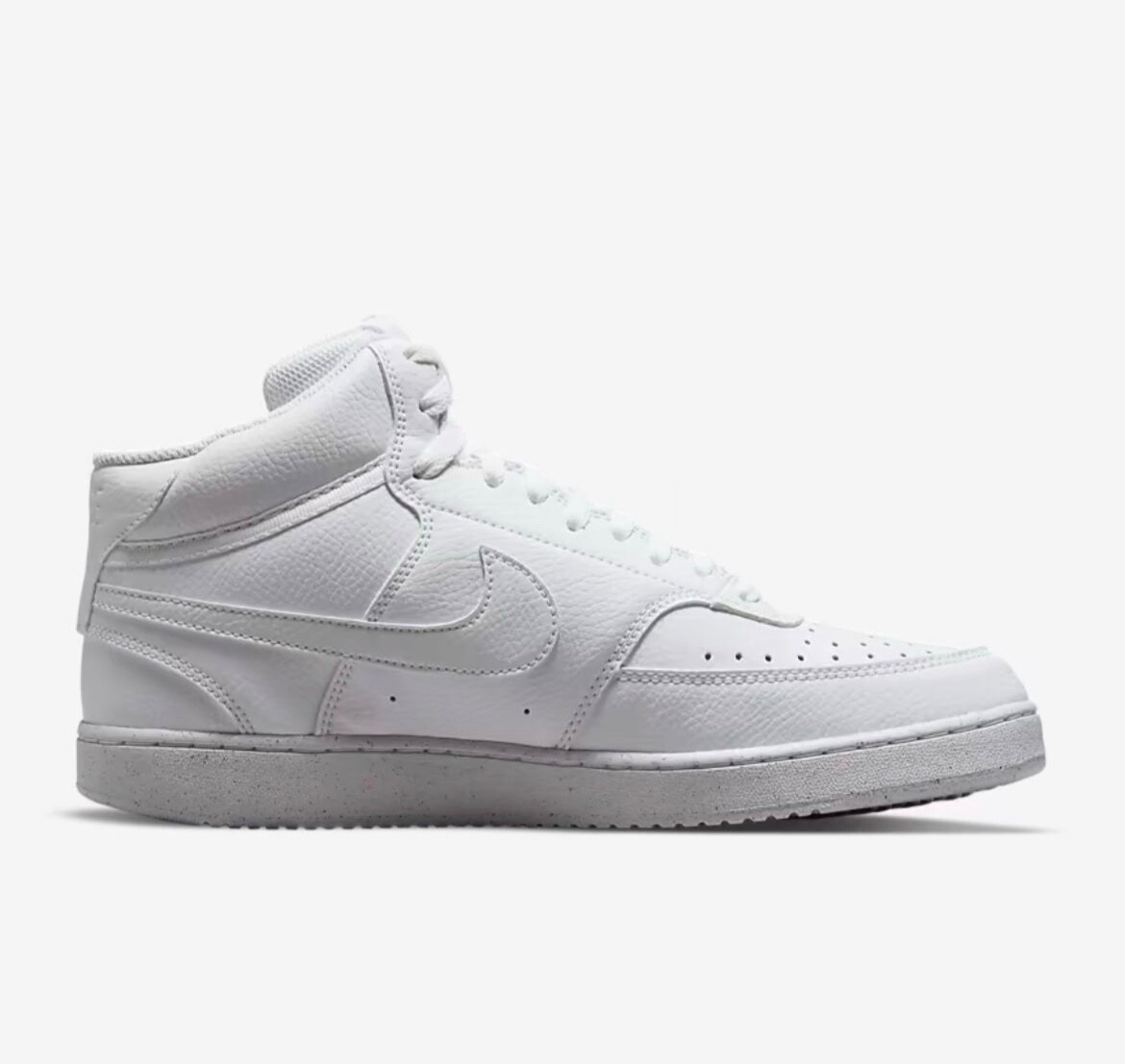 Nike Court Vision Mid Next Nature Triple White Sneaker Men's
