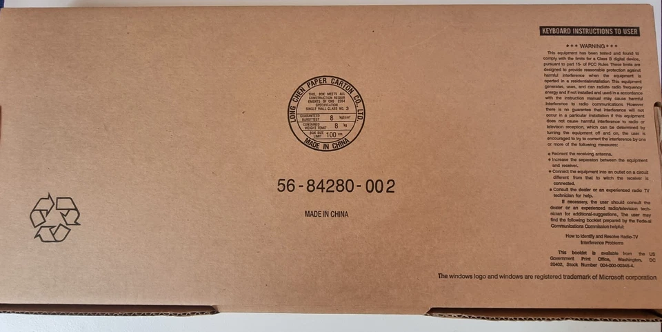 Key Tronic PS/2 Tastatur | Vintage Keyboard grau | Retro PC AT/PS2 kompatibel - Bild 3 von 4