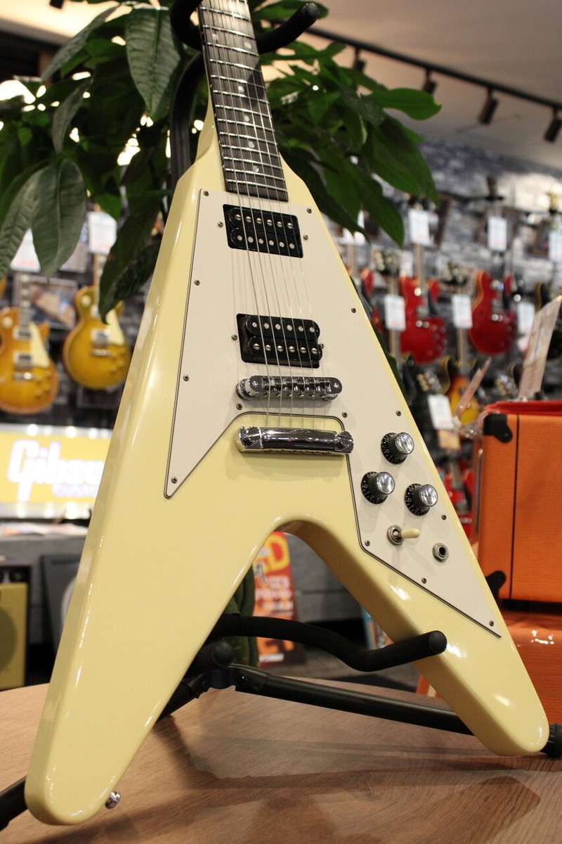 ギター GibsonUSA FlyingV 67Reissue ClassicWhite Gibson Flying V '67 Reissue Classic White Electric Guitar