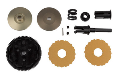 TEAM ASSOCIATED 92277 RC10B74.1 SLIPPER SET, 2-PAD