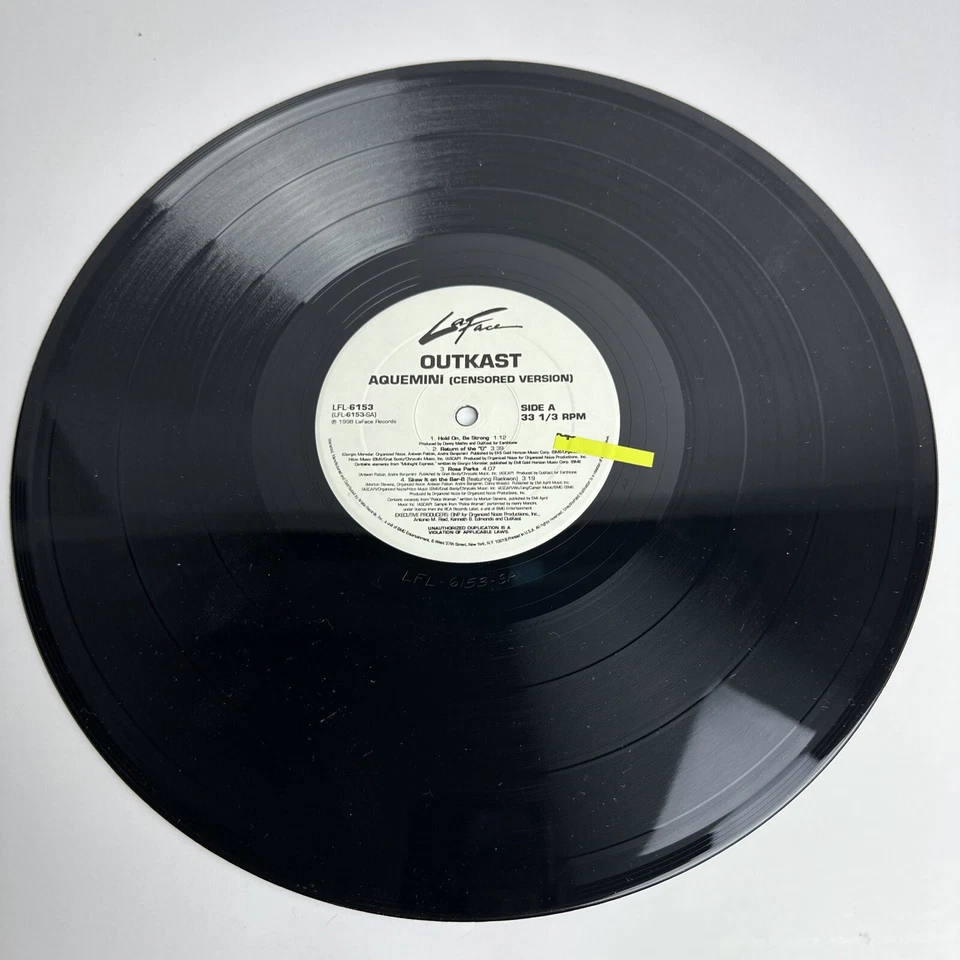 Outkast Aquemini censored LP 3 vinyl first press 1998 never played still new - Image 3 of 4