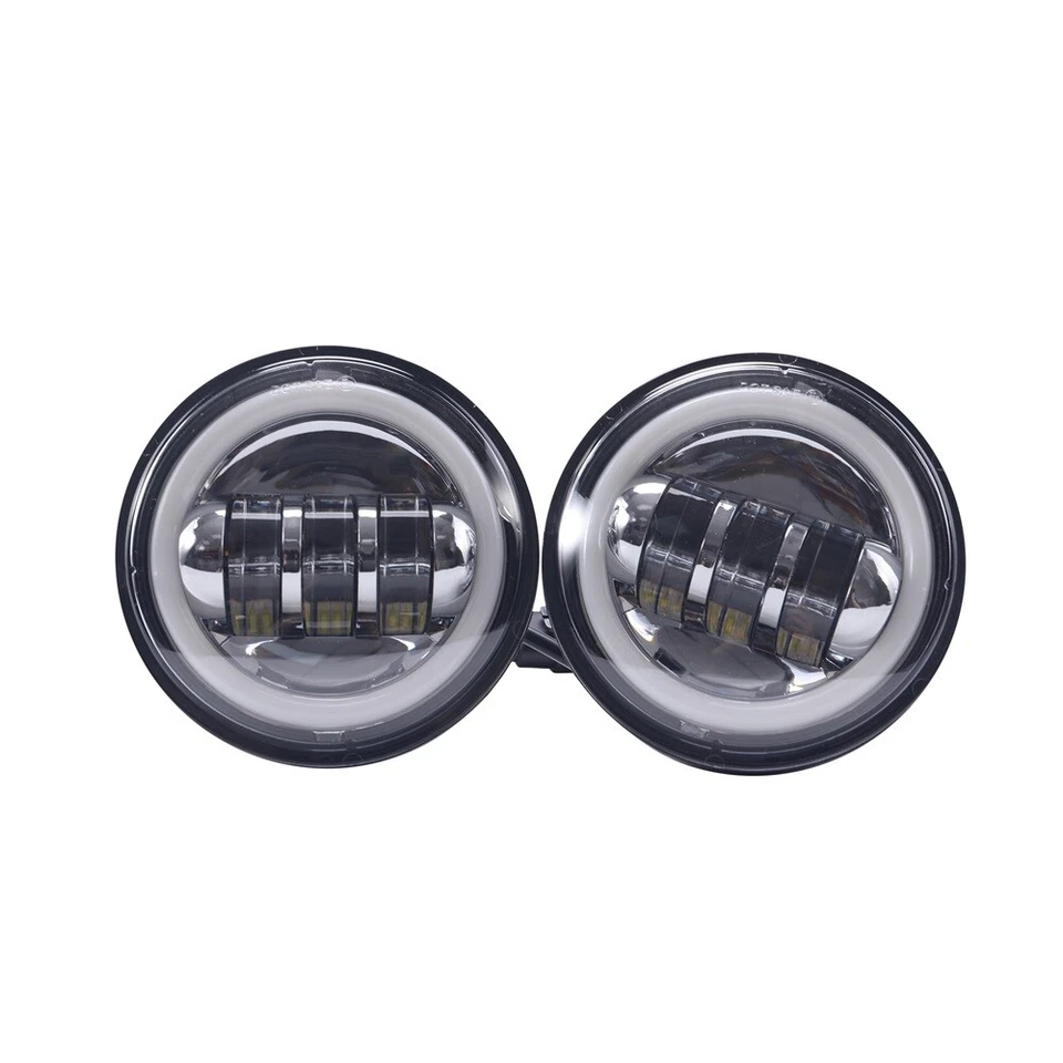 Luz de paso antiniebla LED de 4,5" para Yamaha V Star 650 XVS650A Classic 1998-2010 Foto 4 de 4