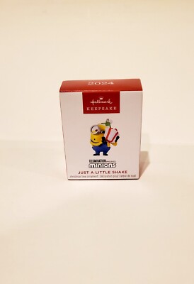 Hallmark Keepsake Ornament 2024 MINIATURE  Minions Just A Little Shake