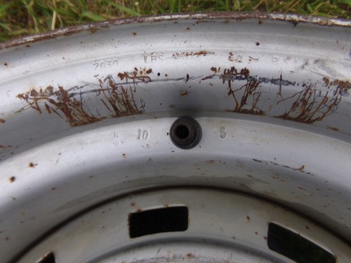 (1) Vintage Genuine OEM GMC Chevy k10 Truck 4x4 Rally 15x8 Steel Wheel 6 Lug GM - Picture 3 of 5