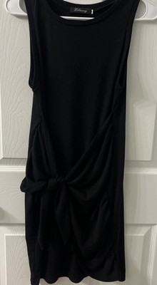 Lillusory Women s Wrap Tie Waist Short Tank Dress Black Size S
