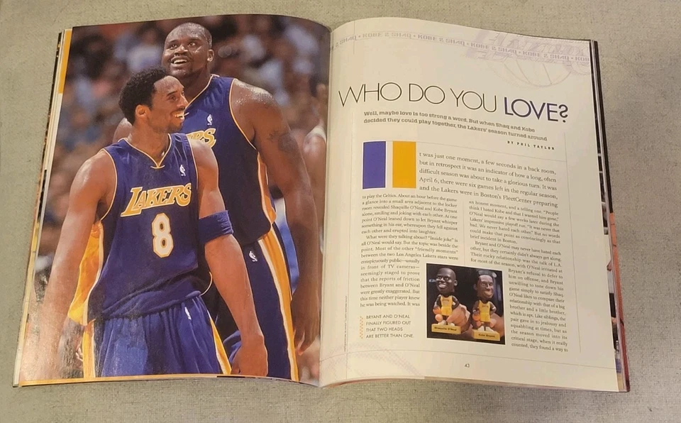 Sports Illustrated Back to Back Los Angeles Lakers Campeón Shaq + Revista Kobe Foto 3 de 4