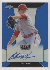 2018 Leaf Metal Draft Blue /35 Cole Winn #BA-CW1 Auto