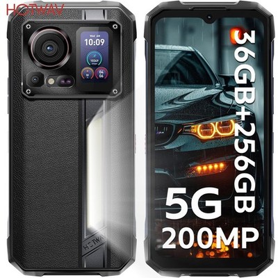HOTWAV Hyper7 Pro 5G Outdoor Handy 36GB+256GB 10080mAh 6,6''FHD+120Hz Smartphone
