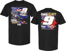 Checkered Flag Sports 2025 Patriotic T-Shirt - Automotive Racing Apparel