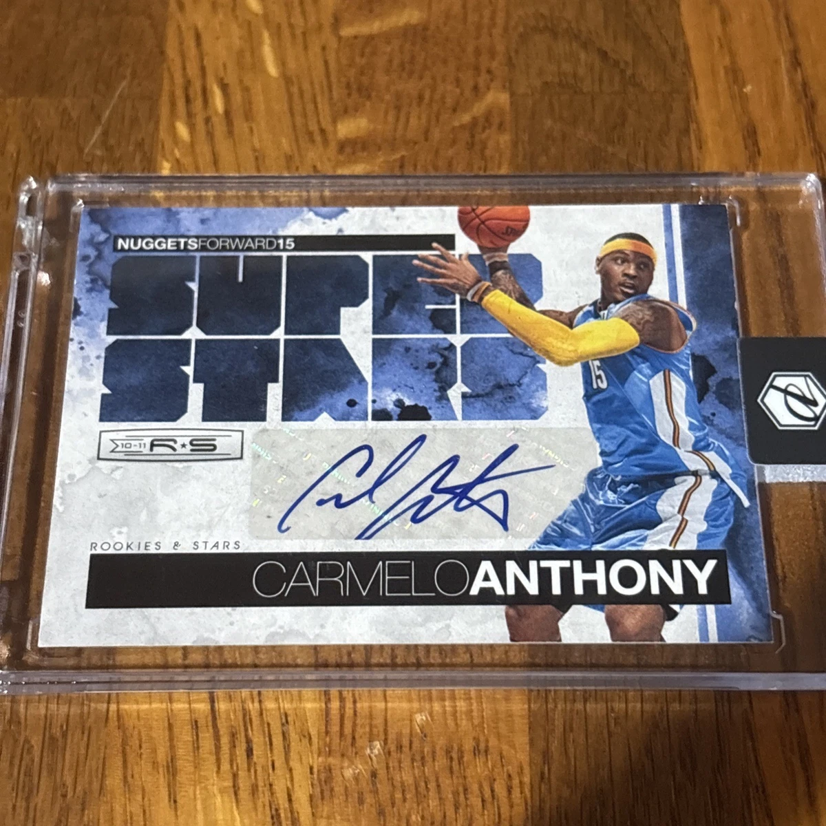 Carmelo Anthony Basketball Autographed Sports Trading Cards 