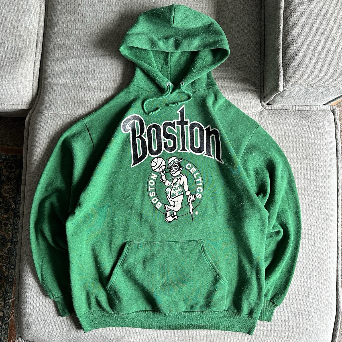 Vintage 80s Boston Celtics NBA JERZEEs Sweatshirt size XL | eBay