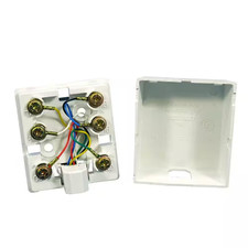 6P6C Surface Mount Phone Jack, White 4625A-26W