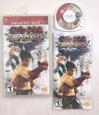 Tekken Dark Resurrection PSP Complete CIB Red Label Greatest Hits Fighting Game