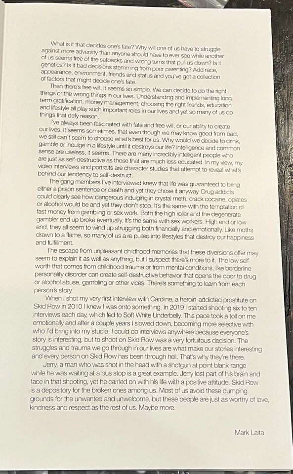 SIGNED Soft White Underbelly Book by Mark Laita Hardcover 1ST EDITION VG - Image 4 of 4