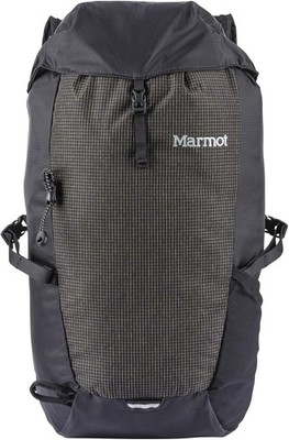 Marmot Kompressor Plus Backpack Black Lightweight Packable Daypack Hiking Bag