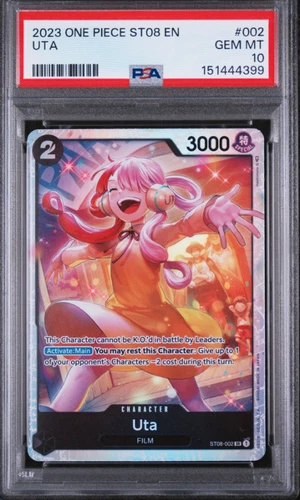 2023 ONE PIECE STARTER DECK ST08-MONKEY D. LUFFY #002 UTA PSA 10