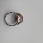  Handmade Men's Ruby Silver Ring. Size 9 — photo 5