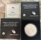 2010-P Grand Canyon  America The Beautiful 5 OZ Silver Uncirculated Coin  OGP