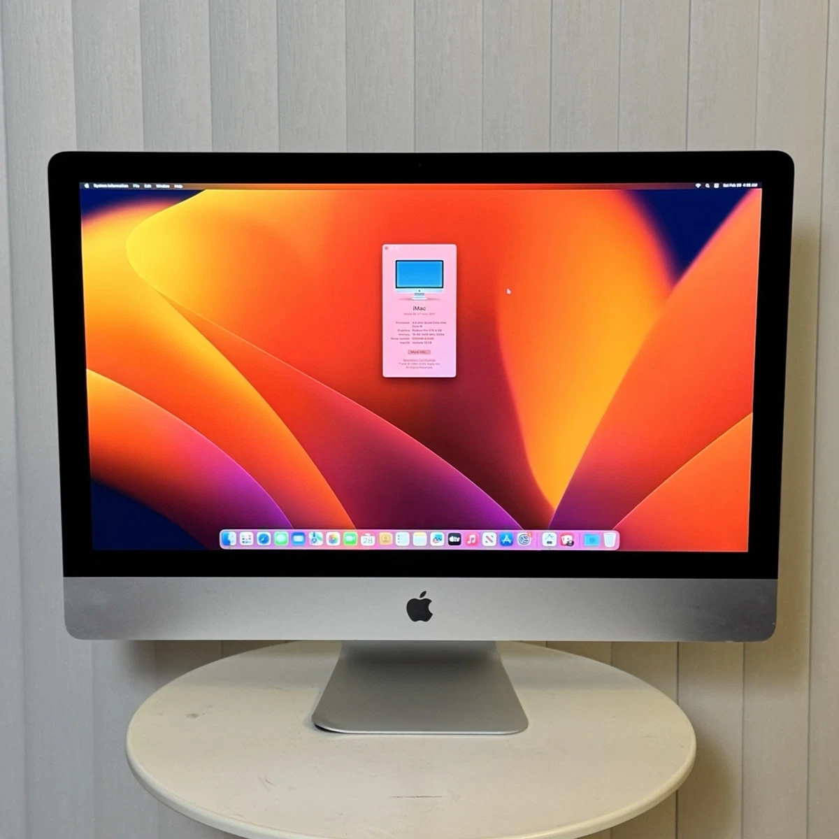 Apple iMac Intel Core i5 7th Gen. 2017 Release Year Apple Desktops