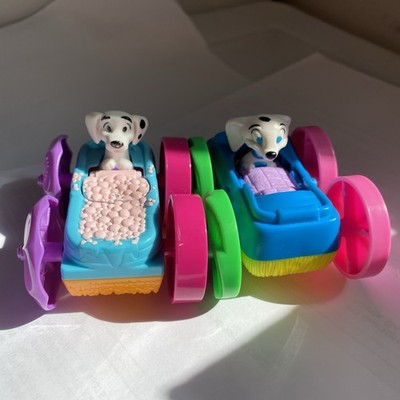 1998 101 Dalmatians Flip Cars Complete Set Of 8 Cars/16 Figures