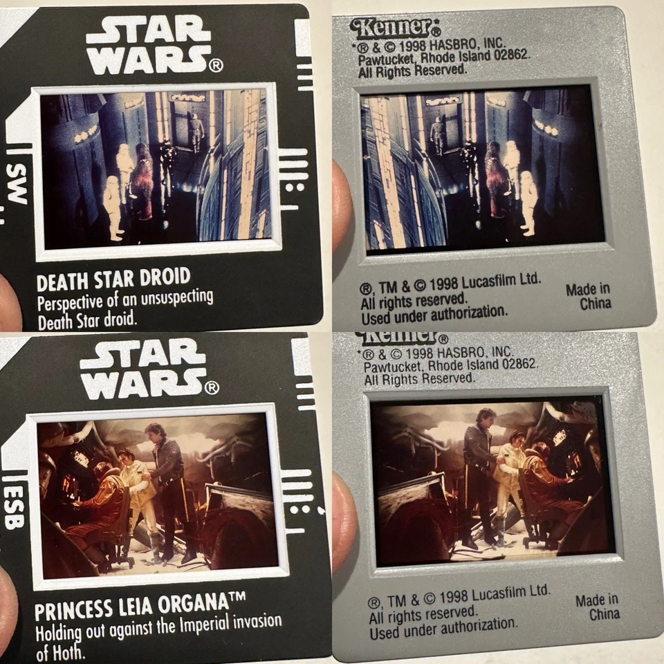 Star Wars POTF Lote de 6 Diapositivas Freeze Frame Kenner 1997/1998 Hasbro Foto 4 de 4
