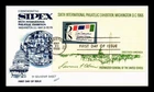 US COVER SIPEX WASHINGTON DC SOUVENIR SHEET FIRST DAY ISSUE FLEETWOOD
