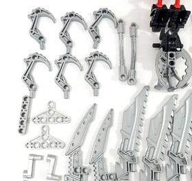 LEGO Bionicle 8621 Turaga Dume and Nivawk 100% Complete w/Red Eyes