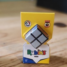 Rubik's Mini 2x2 Cube Twist Puzzle Multicolor Plastic Ages 7 Brain Teaser