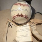 Mickey Mantle Signed Baseball Autographed New York Yankees w/ COA