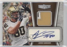 2010 Topps Unrivaled Relics /349 Jimmy Graham #UAP-JGR Patch Auto 03hd