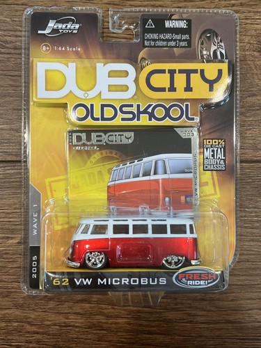 Vintage Jada Dub City OldSkool '59 VW Beetles And ‘62 Microbuses 1/64 Cars 123&4 - Picture 12 of 21