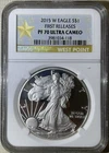 2015-W $1 Proof American Silver Eagle NGC PR70 Ultra Cameo (118)