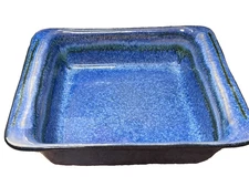 Casafina blue square baking dish 10 1/2X 8 3/4X 2 1/2